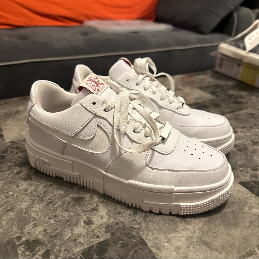Women’s All White Air Force 1 Sneakers